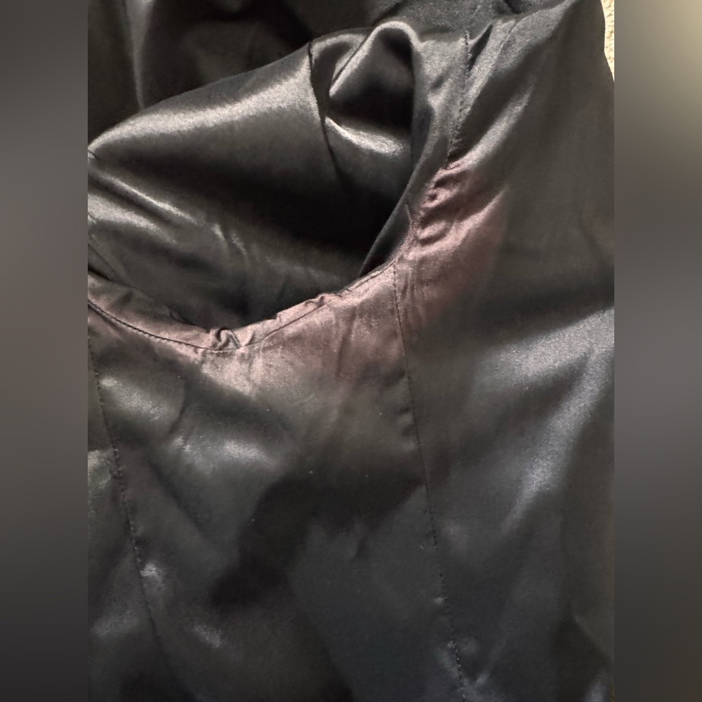 Vintage Jones New York Yellow and Black Plaid Wool Blazer Women's Size 10 - Picture 12 of 15